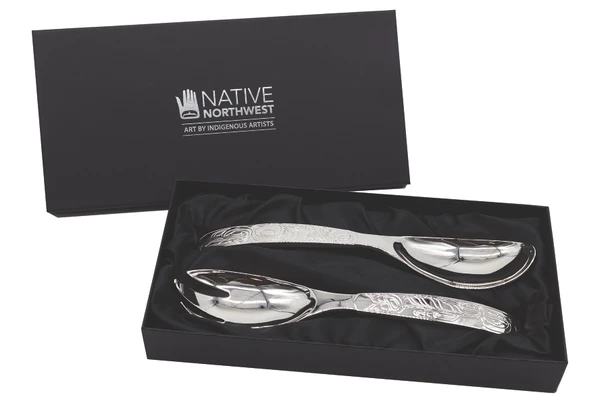 Silver Servers - Eagle Whale