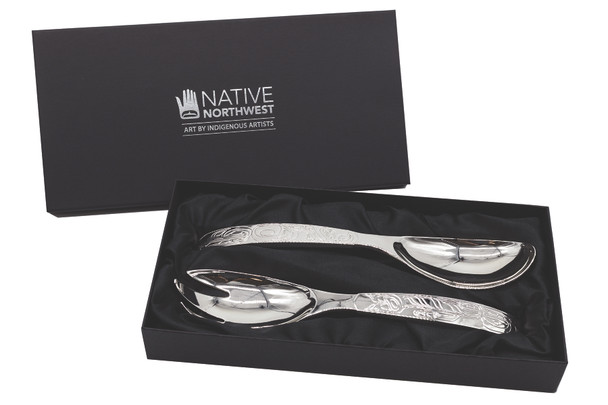 Silver Servers - Eagle Whale