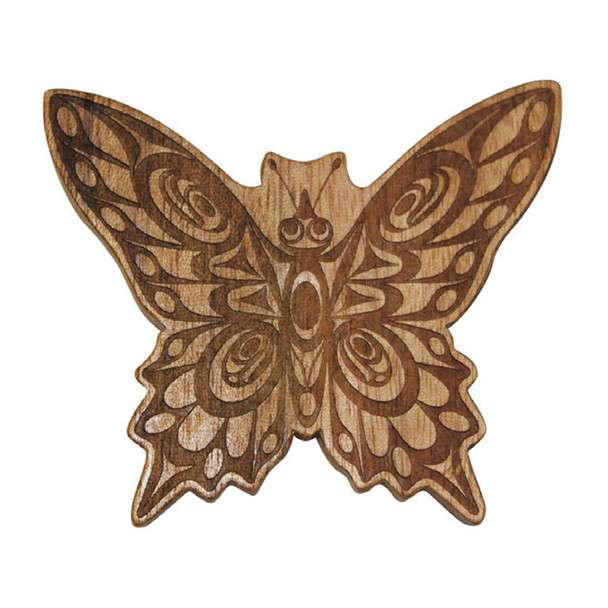 Spirit Wood Magnet - Butterfly