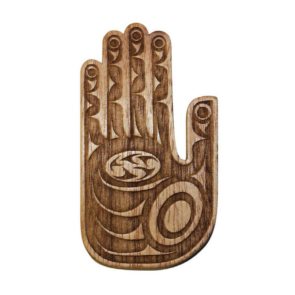 Spirit Wood Magnet - Healing Hand