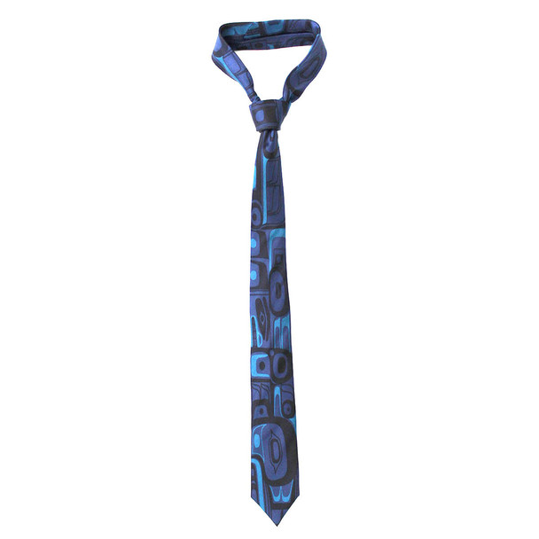 Polyester Woven Tie - Thunderbird