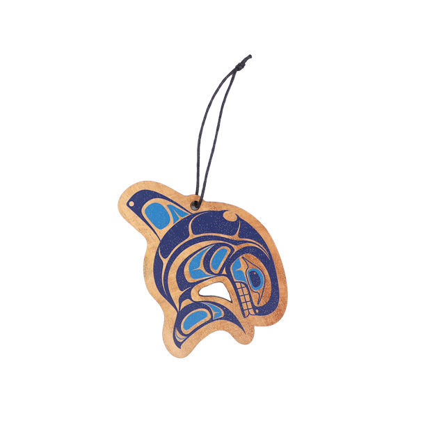 Wood Ornament  - Whale