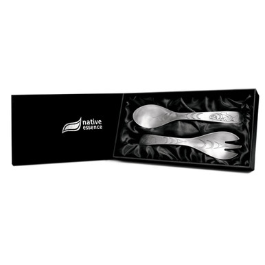 Pewter Serving Set - Salmon Spirit, Francis Horne, Sr., Coast