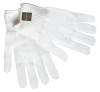 Thermostat String Knit Gloves, Knit-Wrist, One Size Fits All,White