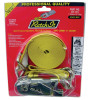 Ratch-It Tie Downs, Double J Hooks, 1 in W X 15 ft L, 3,000 lb Capacity