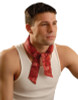 MiraCool Neck Bandanas, 2 in X 34 in, Cowboy Red