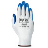 HyFlex NBR Gloves, 10, White/Blue