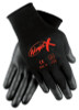 Ninja X Bi-Polymer Coated Palm Gloves, Large, Black