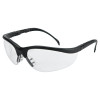 Klondike Protective Eyewear, Clear Anti-Fog Lenses, Black Frame