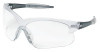 Deuce Safety Glasses, Clear Polycarbonate Lenses, Regular Smoke Frame