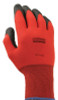 NorthFlex Red Foamed PVC Palm Coated Gloves, 2X-Large