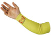 Kevlar Sleeves, 18 in Long, Elastic Closure, One Size Fits Most, Yellow