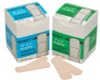 Adhesive Bandages, 3/4 in x 3 in Strips, Plastic, 100 per box