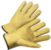 4000 Series Driver Gloves, Standard Grain Pigskin, Small, Unlined, Tan