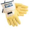 Tufftex Supported Gloves, Large, Yellow, Rubberized Safety Cuff