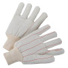 Corded Gloves, Large, Natural White