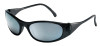 Frostbite2 Protective Eyewear, Silver-Mirror Polycarb Lenses, Black Nylon Frame