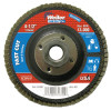 Vortec Pro Abrasive Flap Discs,4.5", 40 Grit, 5/8 Arbor, 13,000 rpm, Phenolic