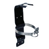 Fire Extinguisher Brackets, Metal, Black, 3 1/3 in