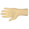 SENSAGUARD Disposable Latex Gloves, Powder Free; Textured, 4 mil, Small, Beige