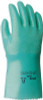 Sol-Knit Nitrile Gloves, Gauntlet Cuff, Interlock Knit Cotton Lined, Size 8, GN