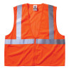 GloWear 8210Z Class 2 Economy Vests with Pocket, Zipper Closure, 2XL/3XL, Orange