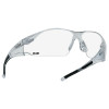 Rush Series Safety Glasses, Polycarbonate Anti-Scratch Hydrophobic Lenses, Clear