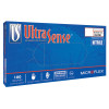 UltraSense Disposable Gloves, Nitrile, Finger -11 mm; Palm -8 mm, X-Large, Blue