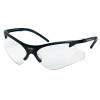 Code 4 Safety Eyewear, Clear Polycarbon Anti-Scratch Lenses, Black Nylon Frame