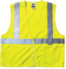 GloWear 8220Z Class 2 Standard Vests, L/XL, Lime