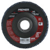 Premier Red Zirconia Alumina Type 27 Fat Boy Flap Discs,4 1/2",40 Grit,7/8 Arbor