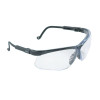 Genesis Eyewear, Clear Polycarbonate Hard Coat Lenses, Black TPE Frame