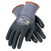 MaxiFlex Endurance, 15 Gauge, Coated Palm/Fingers/Knuckles, Medium, Gray/Black
