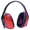 QM24+ Earmuffs, 25 dB NRR, Red, Over the Head