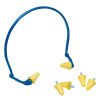 E-A-Rflex Hearing Protector with Foam Tips, Banded, Yellow/Blue, 10 Pr/Box