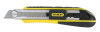 FatMax Snap-Off Knives, 7 in,  Carbon Blade, ABS/TPR, Silver/Yellow/Black