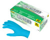 Nitrile Disposable Gloves, Powdered; Textured, 8 mil, Large, Blue