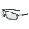 Rattler Protective Eyewear, Clear Lenses, Black/Silver Frame, Anti-Fog