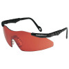 Magnum 3G Safety Eyewear, Copper "Blue Shield" Anti-Scratch Lenses, Black Frame