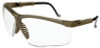 Genesis Eyewear, Clear Polycarbonate Lenses, Brown Frame