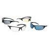 Instinct Safety Eyewear, Gray Poly Supra-Dura HC Lenses, Black Matte Frame
