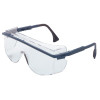 Astrospec OTG 3001 Eyewear, Uvextreme Anti-Fog Coating, Clear Lenses, Blue Frame