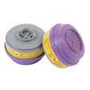 Respirator Cartridges, P100, Magenta/Yellow