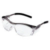 Nuvo Reader Protective Eyewear, +2.5 Diopter, Clear Anti-Fog Lens, Gray Frame