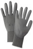 Polyurethane Coated Gloves, Medium, Gray