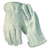 Grain Goatskin Drivers Gloves, Medium, Unlined, White