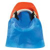 MiraCool Hard Hat Pads with Neck Shades, Blue, Hard Hat Suspensions