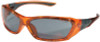 ForceFlex Protective Eyewear, Gray Anti-Fog Lenses, Translucent Orange Frame