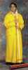 Riding Raincoat, 0.35 mm PVC/Polyester, Yellow, 60 in, X-Large