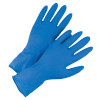 2550 High Risk Examination Grade Latex Gloves, X-Large, 14 mil, Blue